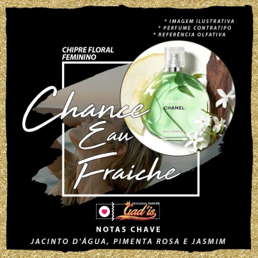 Perfume Similar Gadis 1074 Inspirado em Chance Eau Fraiche Contratipo